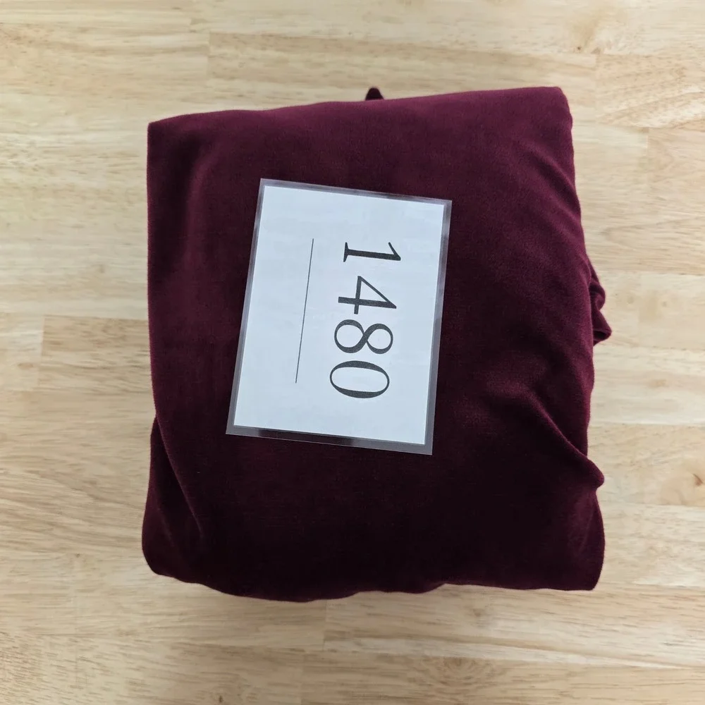 Daily Practice Anthropologie Burgundy‎ Velvet Cowl Neck Sweatshirt Womens Medium